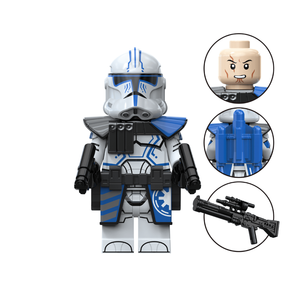 Space War Theme 100pcs BX-Series Droid Commando Block Figures Bundle