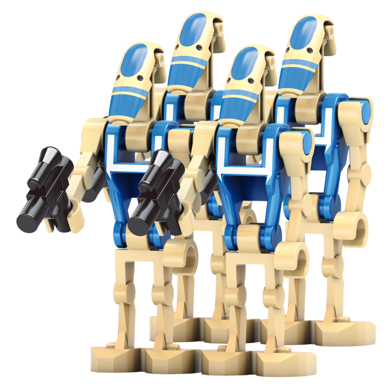 Space War Theme Seperatists Minifigure Set – Magna Guard General Grievous Droids