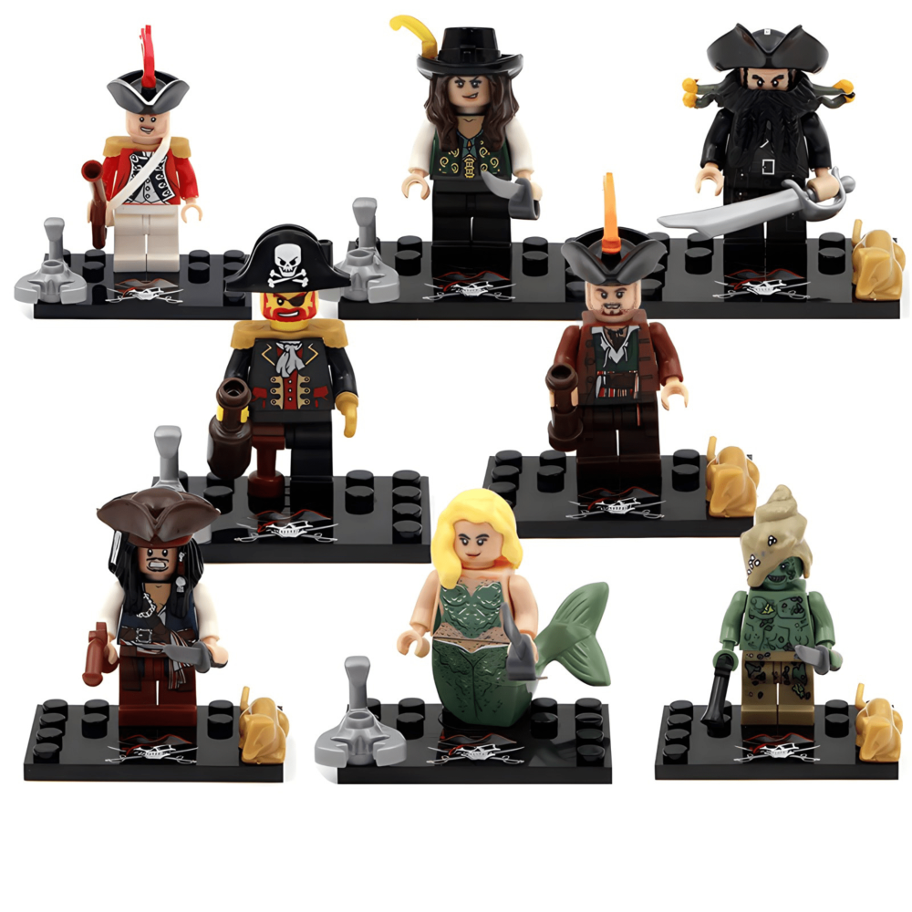 Pirates of the Caribbean On Stranger Tides Block Figures Set