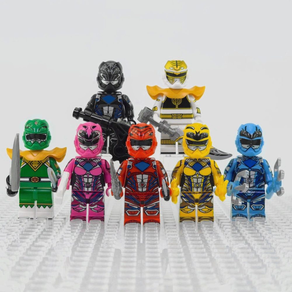 Power Rangers Block Figures Set of 7pcs