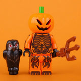 8-Pack Halloween Spooky Themed Custom Block Figures