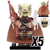 Dragon Clan Warriors Block Figures Set of 4pcs