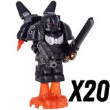 Warhammer Space Marine Terminator Jetpack Block Figures Set