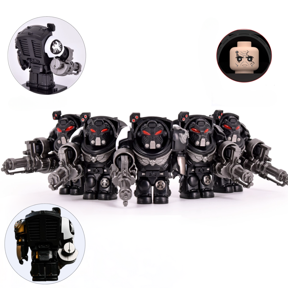 Warhammer 40k Space Marine Terminators Block Figures Set