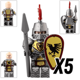 Medieval Castle Knights Block Figures