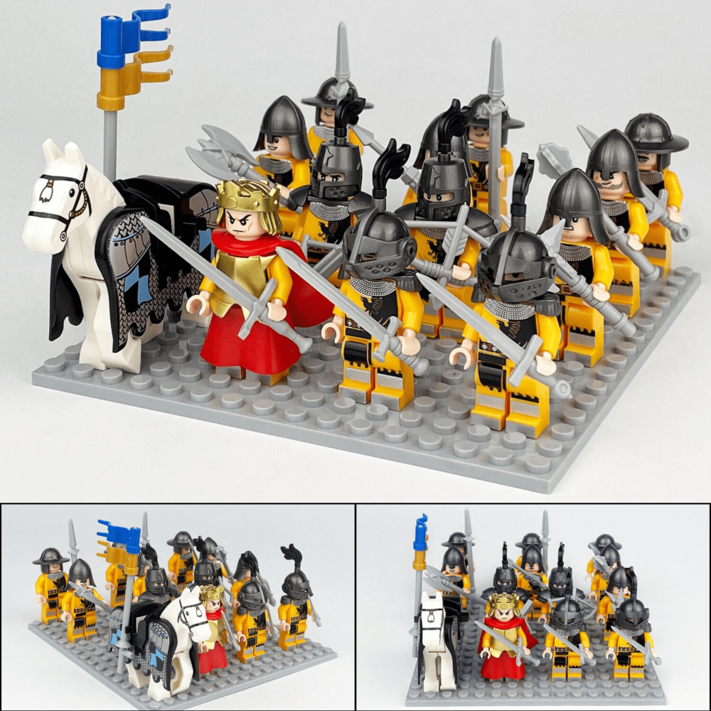 Raven Knight’s Medieval Soldiers Block Figures Set