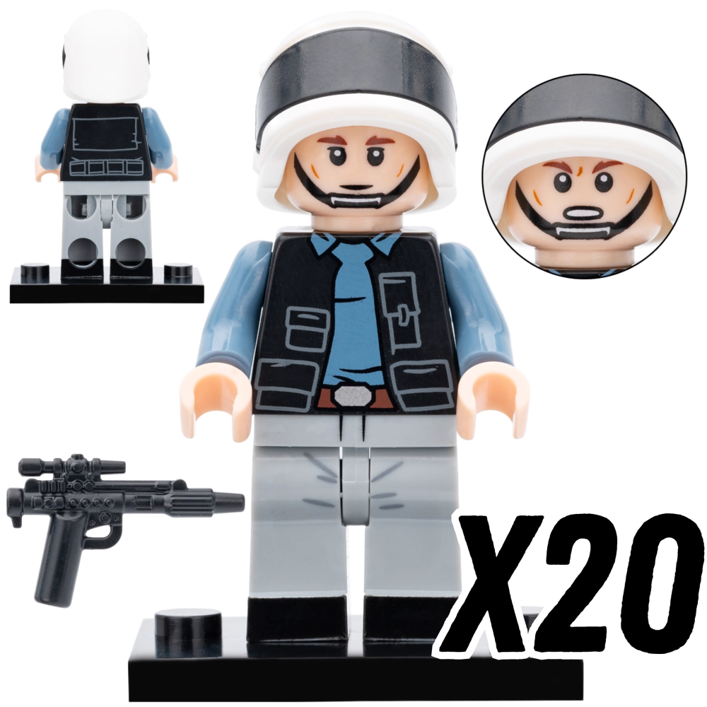 Space War Theme Rebel Alliance Fleet Trooper Block Figures