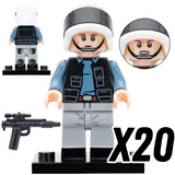 Space War Theme Rebel Alliance Fleet Trooper Block Figures