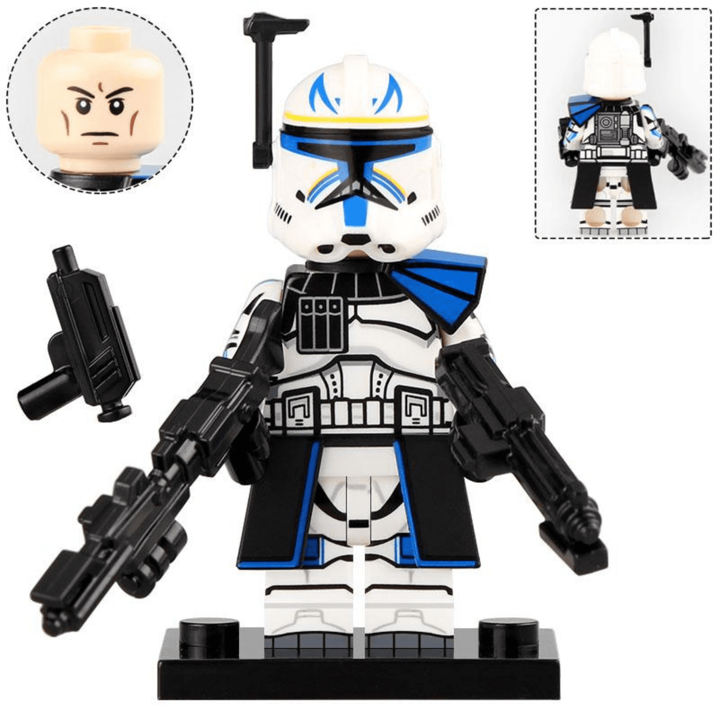 Space War Theme Captains and Heroes of the 501st Legion Block Figures Set