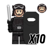 Space War Theme Andor Block Figures Set – Imperial Officers, Rebels