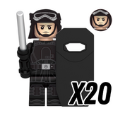 Space War Theme Andor Block Figures Set – Imperial Officers, Rebels