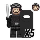 Space War Theme Andor Block Figures Set – Imperial Officers, Rebels