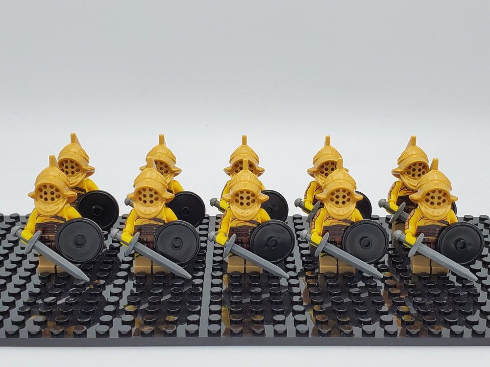 Roman Gladiators Murmillos Minifigures Set of 10pcs 6-41