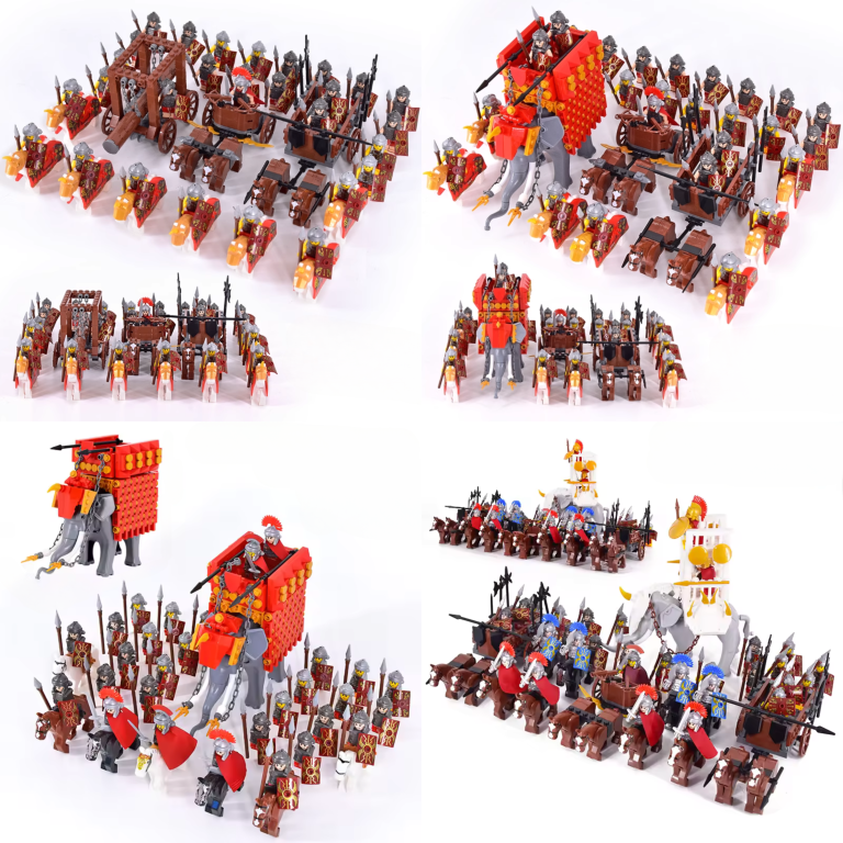 Roman Legion and Siege Weapons Block Figures Sets