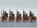 Roman Legionary Block Figures Set of 10pcs