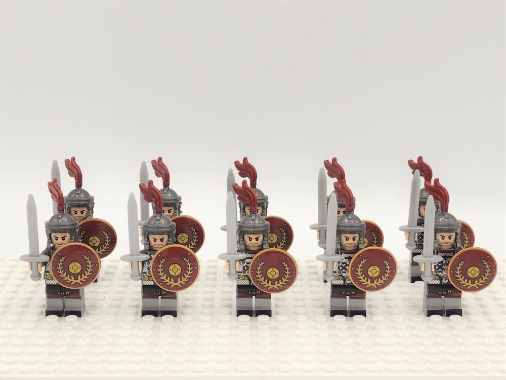 Roman Signifier Guards Block Figures Set of 10pcs
