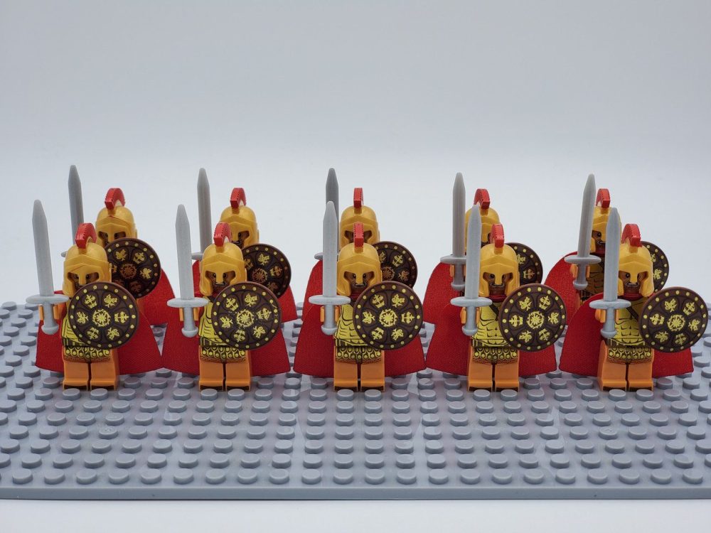 Roman Soldiers Block Figures Set of 10pcs