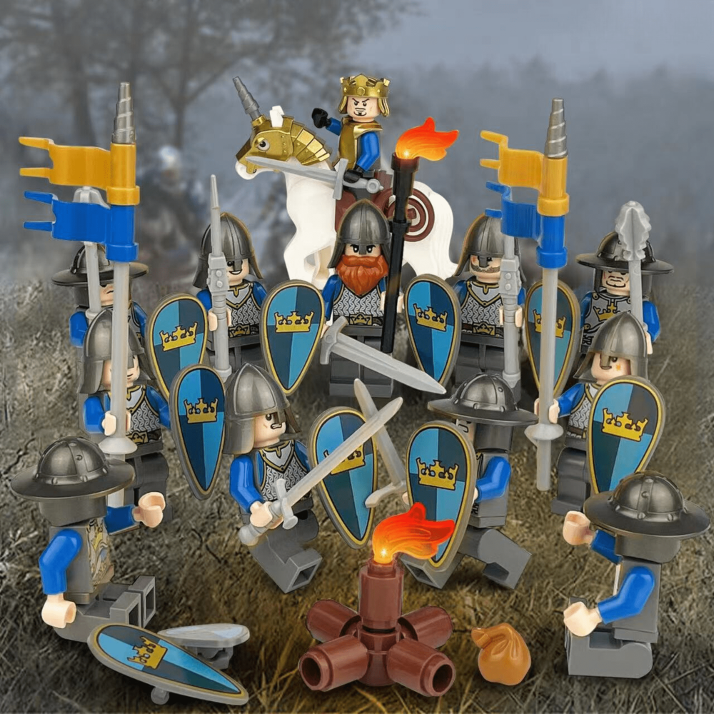 Royal Crown Knights Block Figures Set