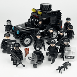 SWAT Task Force Block Figures Set
