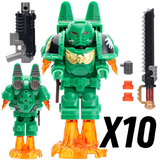 Warhammer Jump Pack Space Marine Terminator Block Figures Set