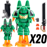 Warhammer Jump Pack Space Marine Terminator Block Figures Set
