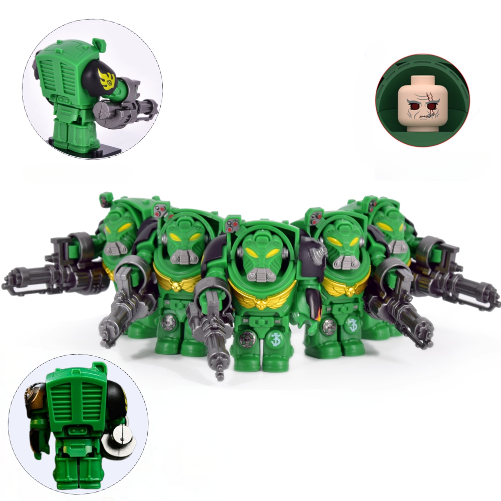 Warhammer 40k Space Marine Terminators Block Figures Set