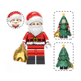 Assortment of Christmas Characters Block Figures Set 2