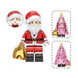 Assortment of Christmas Characters Block Figures Set 2