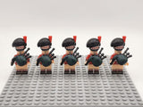 Scottish Bagpiper Block Figures Set of 5pcs