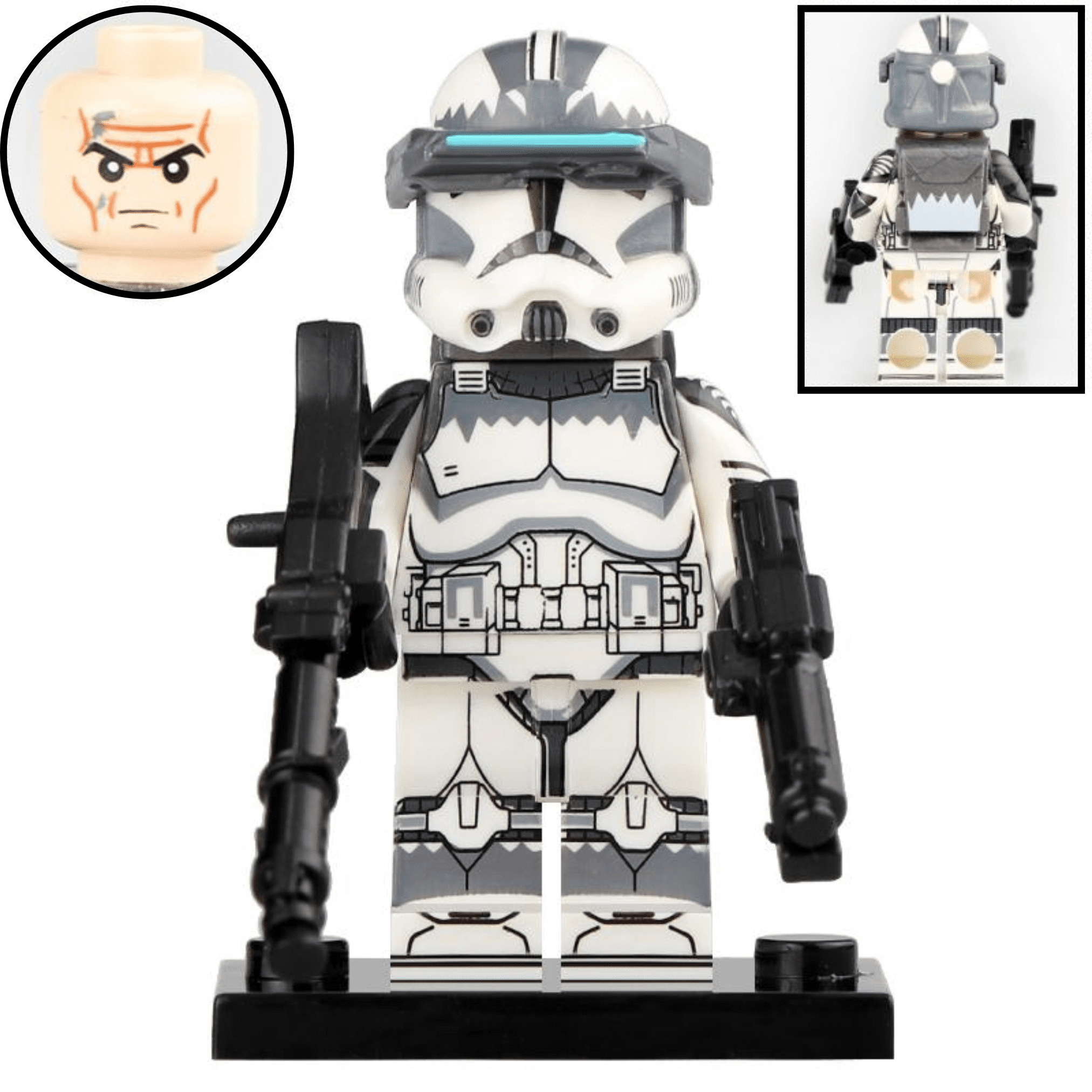 Space War Theme  104th Wolfpack Captains and Leaders Block Figures Set