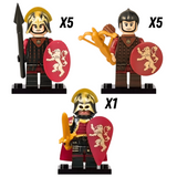 Game of Thrones House Lannister Block Figures Set