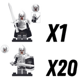 Lord the Rings Gondor Heavy Swords Block Figures Set 21pcs