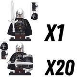Lord the Rings Gondor Light Swords Block Figures Set 21pcs