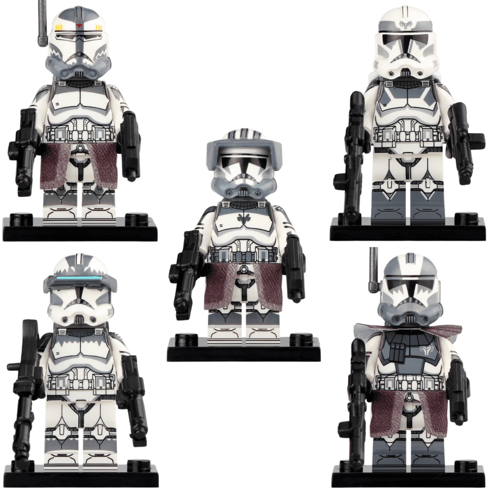 Space War Theme  104th Wolfpack Captains and Leaders Block Figures Set