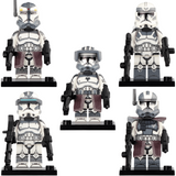 Space War Theme  104th Wolfpack Captains and Leaders Block Figures Set
