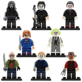 Halloween Freddy Versus Jason Block Figures Set of 8pcs Or Single