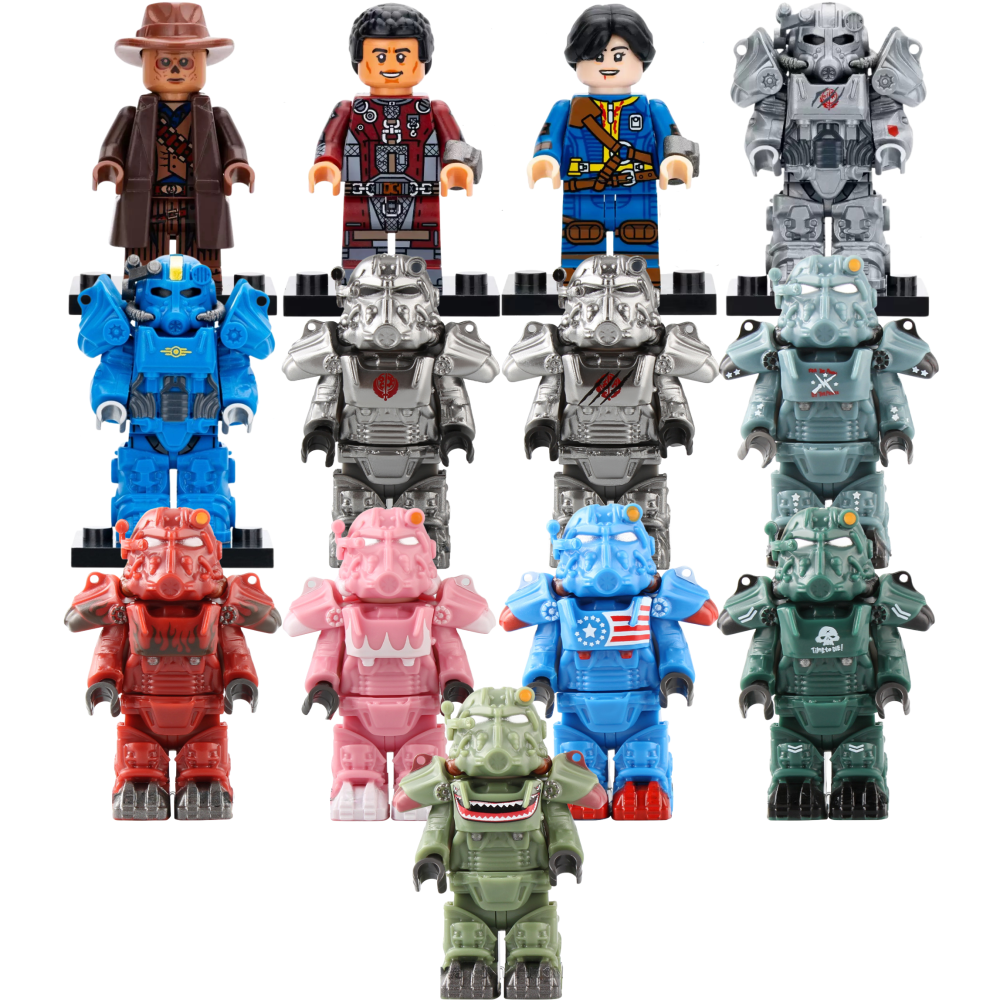Fallout TV Series T60 Power Armor Block Figures Set