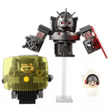Skibidi Toilet Suspended Toilet Man JD Toilet Man Gman 4.0 Block Figures Set