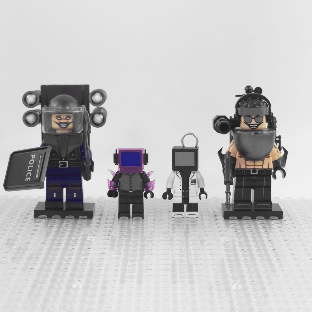 Skibidi Toilet  Maxifigure  Block Figures Set