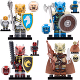 Dragon Clan Warriors Block Figures Set of 4pcs