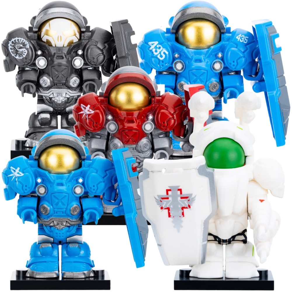 Starcraft Marines & Captains Block Figures Set