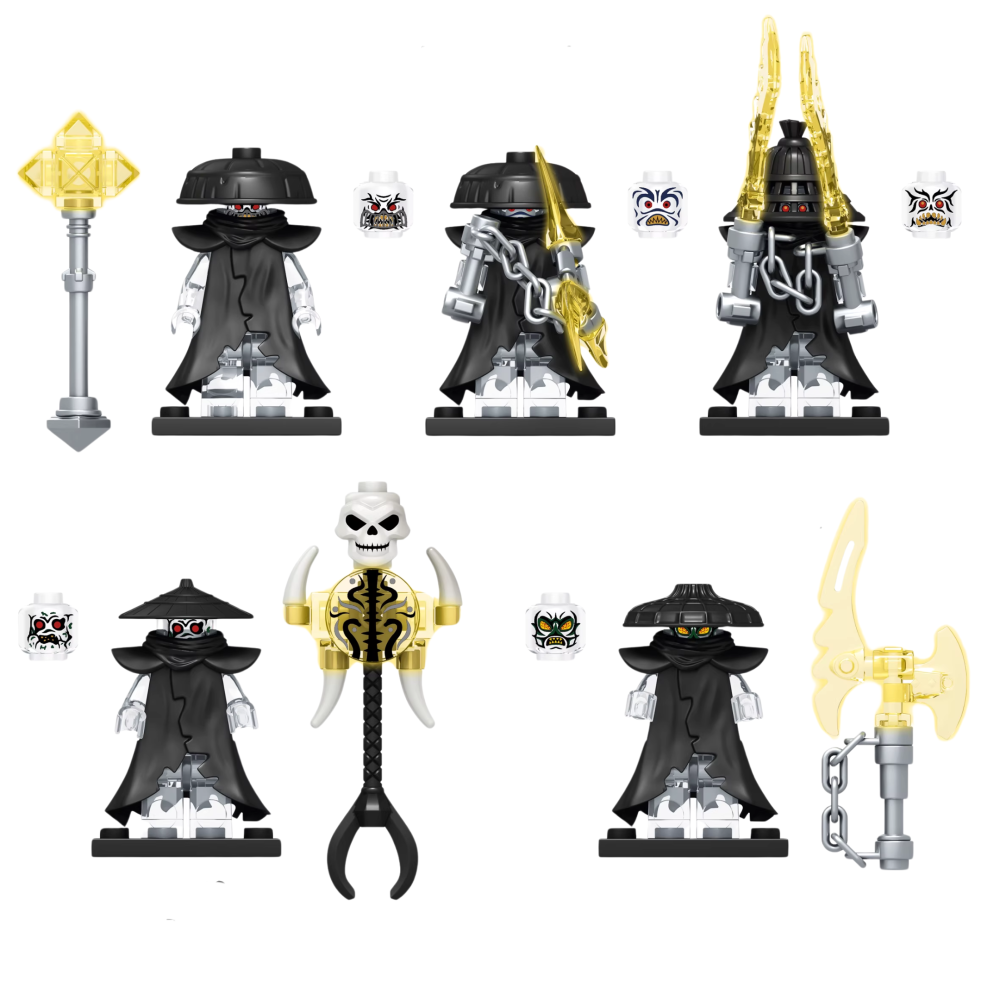 Ninjago Nether Space Shadow Warrior Block Figures Set