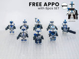 Space War Theme 501st Legion Captains & Leaders Block Figures Set