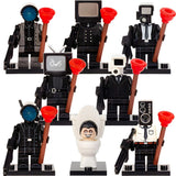Skibidi Toilet Youtube Shorts Block Figures Set of 8pcs
