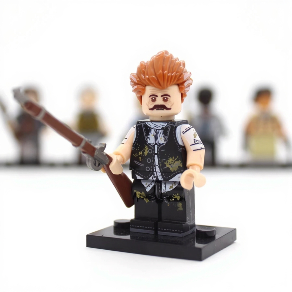 Western Outlaws & Frontier Survivor Block Figures Set of 8pcs