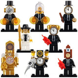 Skibidi Toilet Clockman Block Figures Set of 8pcs