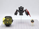 Skibidi Toilet Suspended Toilet Man JD Toilet Man Gman 4.0 Block Figures Set