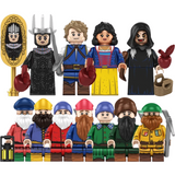 Snow White and the Seven Dwarves Block Figures Set