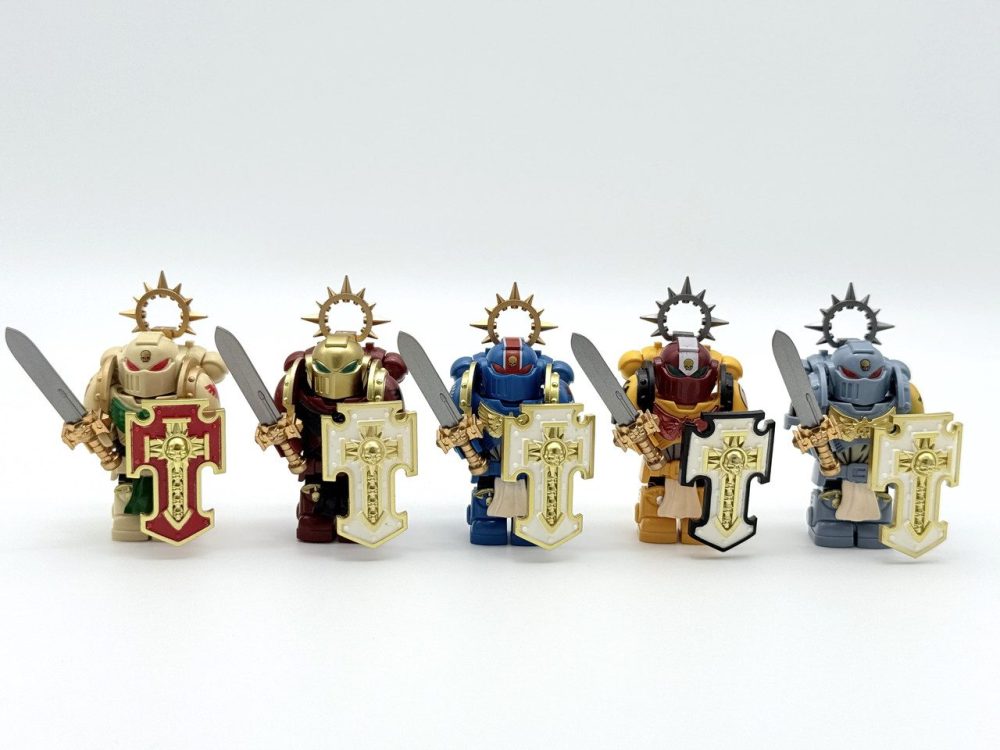Space Marines Bladeguards Block Figures Set