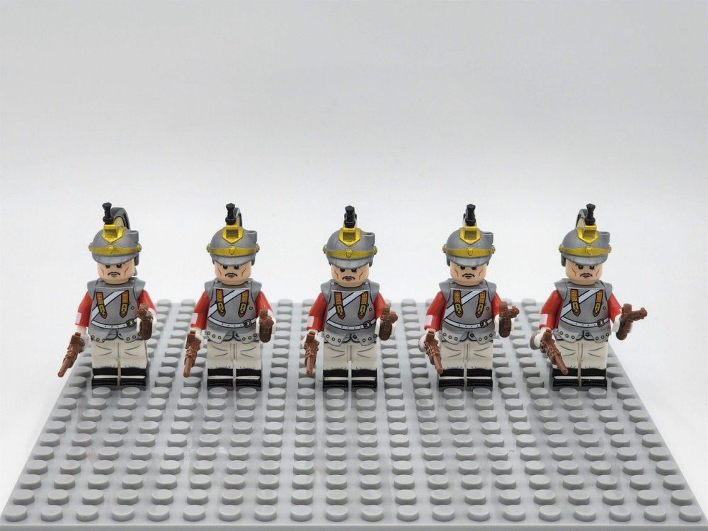 Spanish Cuirassier Block Figures Set of 5pcs
